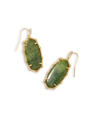 Kendra Scott - Elle Bamboo Frame Gemstone Drop Earrings