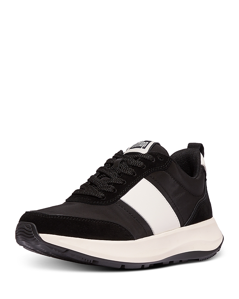Fitflop Women's F Mode Flow Flatform Sneakers In Black