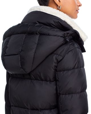Sherpa Hooded Puffer Jacket - Exclusive