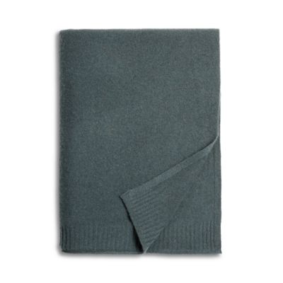 Aqua Cashmere Throw Blanket - Exclusive