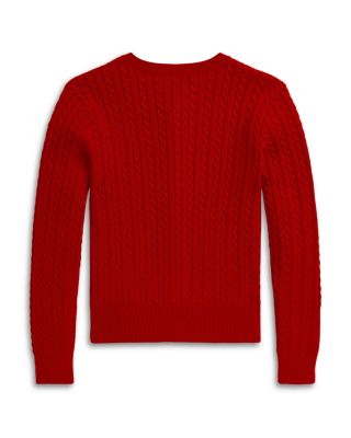 Girls' Mini Cable Cotton Cardigan - Little Kid, Big Kid
