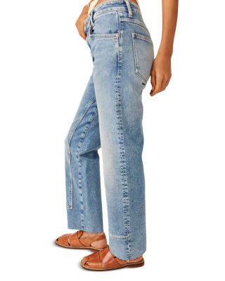 We The Free Risk Taker High Rise Straight Jeans in Mantra