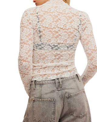 All Day Lace Long Sleeve Top