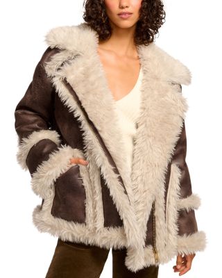 Ramy Brook - Hal Faux Shearling Coat