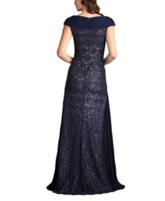 Merced Sequin Embroidered Gown