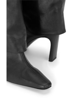 Women&#39;s Wally Leather Foldover Cuff High Heel Boots