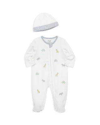 Boys' Safari Animals Footie With Hat - Baby