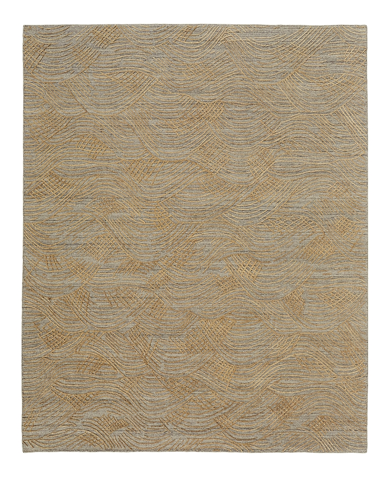 Thom Filicia Taunton T8007 Area Rug, 5' X 8' In Gold/ Gray