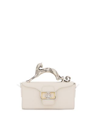 Lanvin Nano Pencil Cat Leather Bag