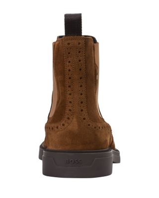 Men's Calev Suede Wingtip Chelsea Boots