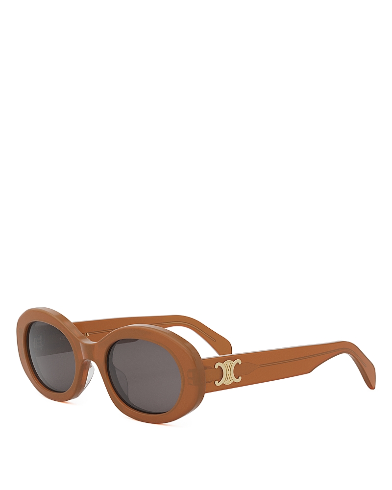 Celine Triomphe Oval Sunglasses, 52mm · OS