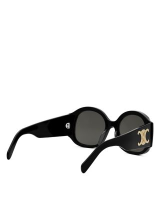 Maxi Triomphe Round Sunglasses, 54mm