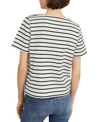 Bethan Striped Crewneck Top