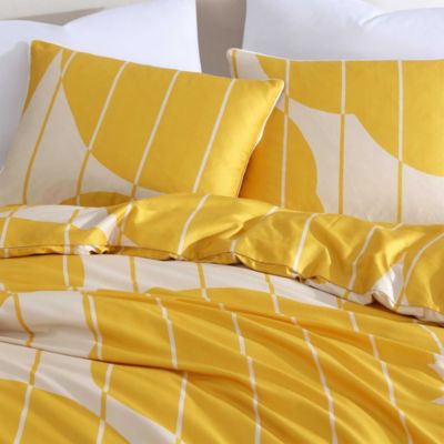 Vesi Unikko Cotton Sateen Floral Duvet Cover Set, King