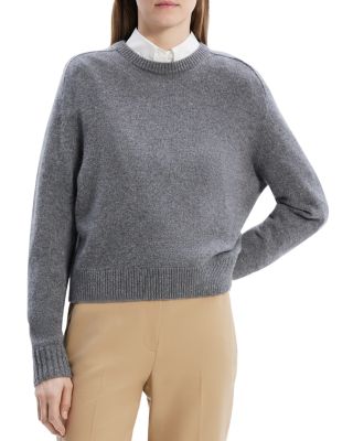 Theory - Cashmere Cropped Sweater