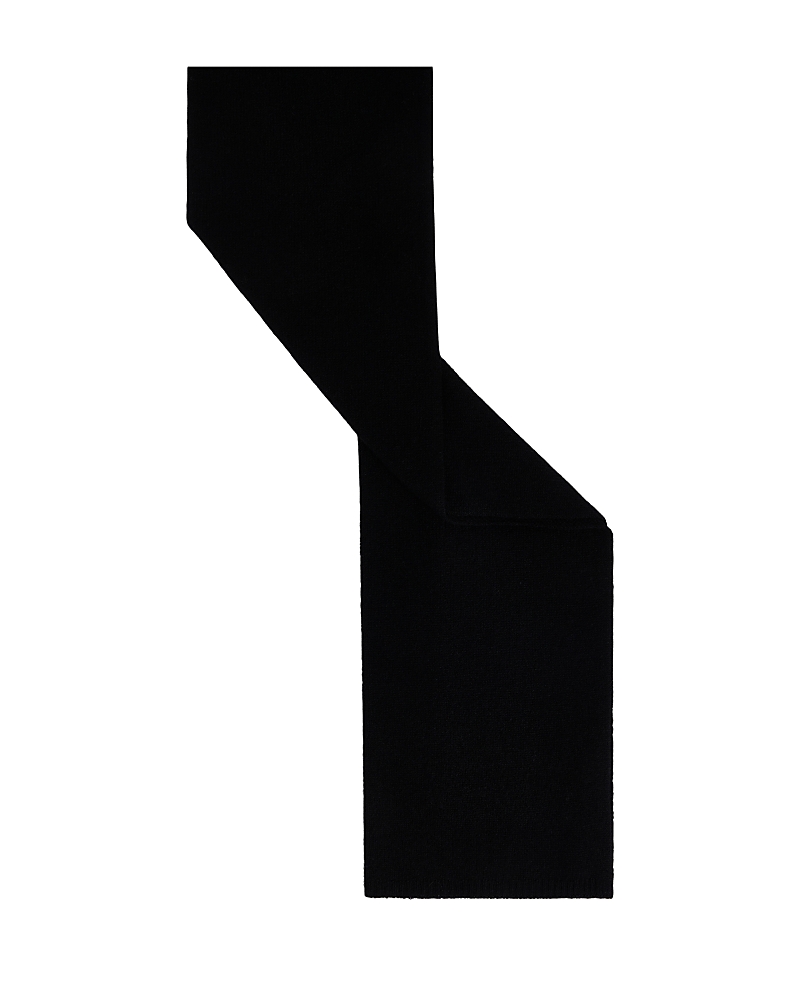 Gerard Darel Delphine Cashmere Scarf In Black