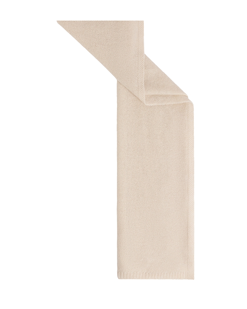 Gerard Darel Delphine Cashmere Scarf In Ecru