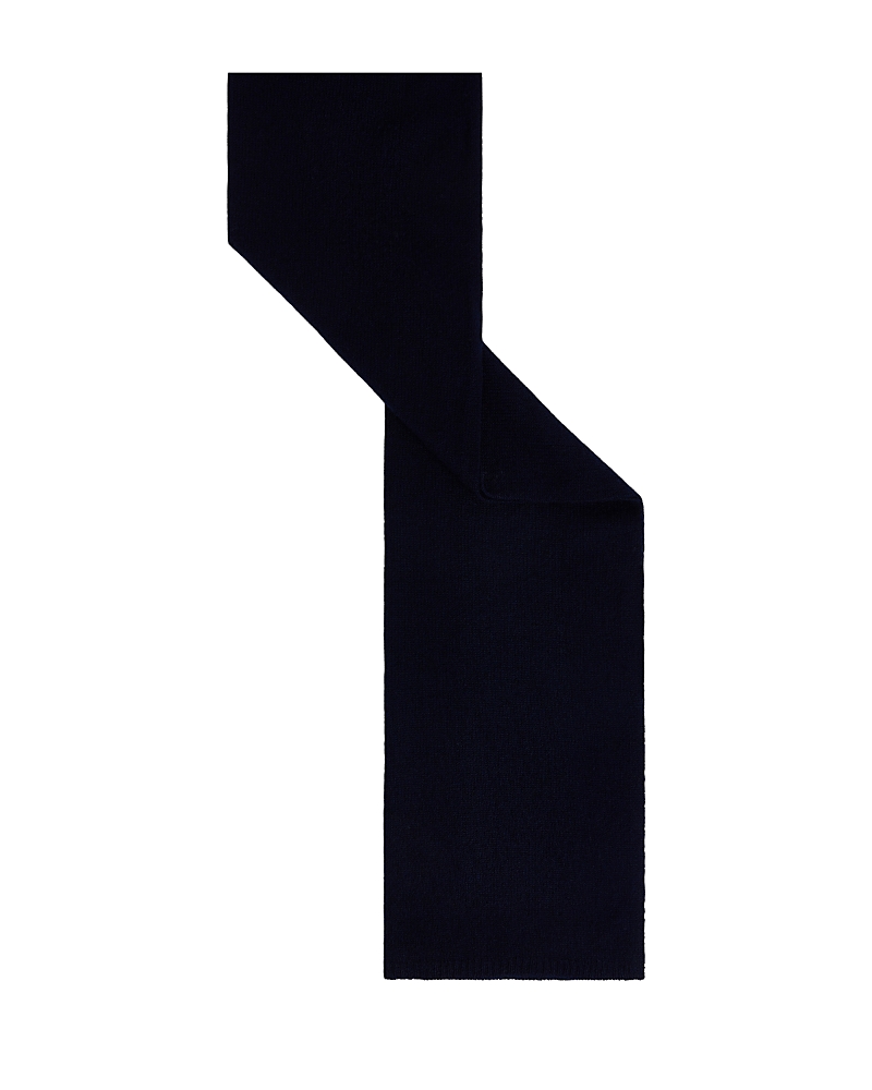 Gerard Darel Delphine Cashmere Scarf In Navy