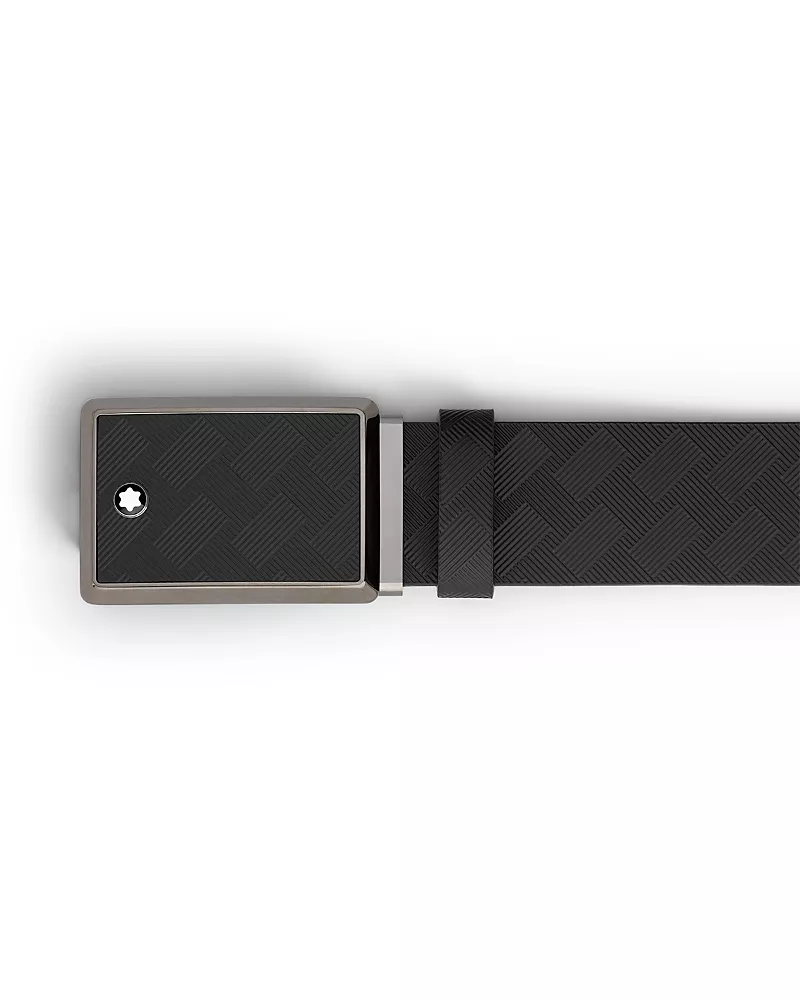 Montblanc Men's Extreme 3.0 Leather Plaque Buckle Belt