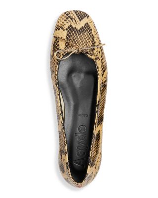 Women's Delfina Bow Embossed Ballet Flats