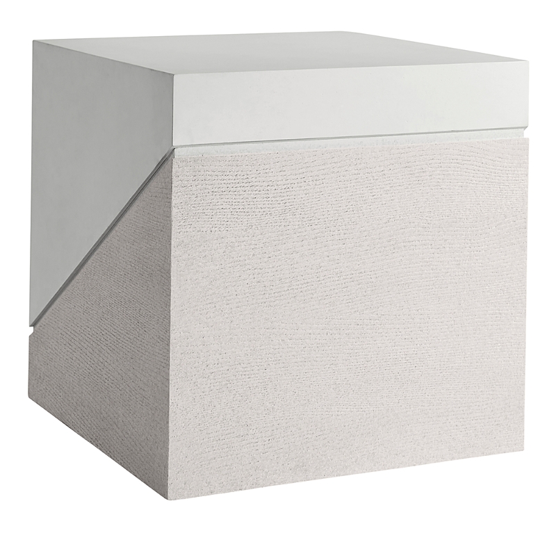 Bernhardt Ellison Side Table In Gray