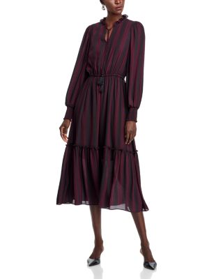 T Tahari - Ruffled Midi Dress - Exclusive