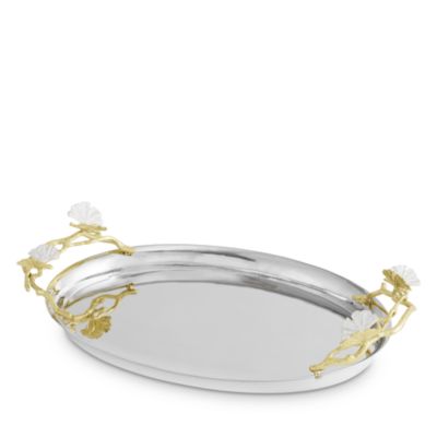 Butterfly Ginkgo Gold Medium Tray