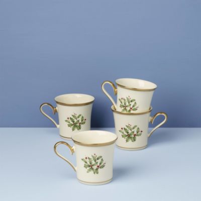 Holiday Mugs, Set of 4