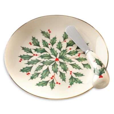 Hosting the Holidays Cheese Plate & Knife Set