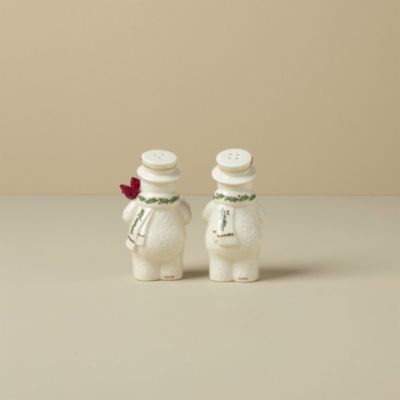 Happy Holly Days Snowmen Salt & Pepper Set