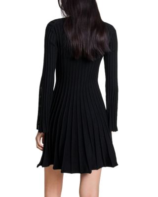 Raffie Ribbed Flared Dress