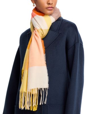 Metallic Color Block Scarf