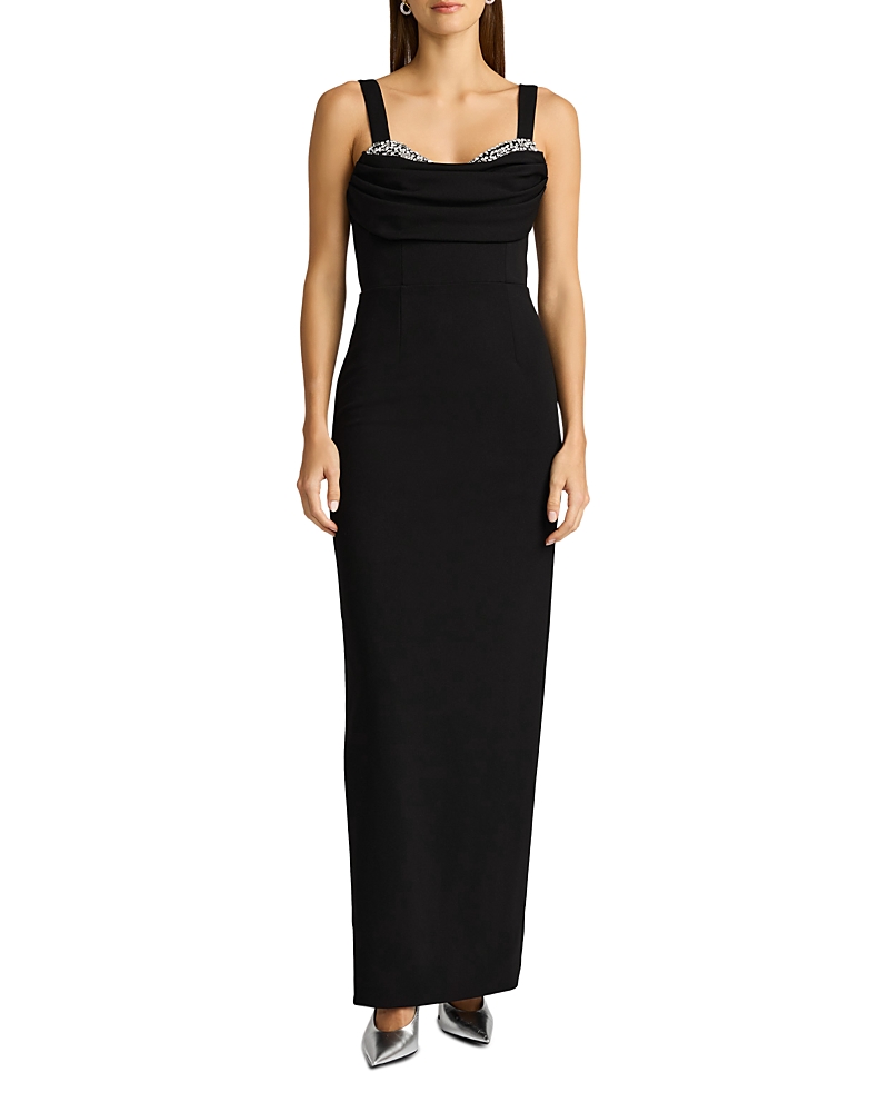 Zac Posen Beaded Peekaboo Gown