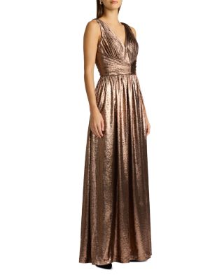 Rose Gold Metallic Gown