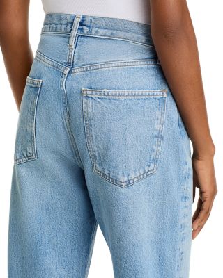 90s Pinch Waist High Rise Straight Jeans in Infinite