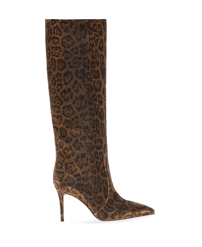 Gianvito Rossi Hansen 85mm Leopard-print Boots In Brown
