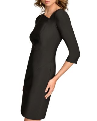 donna karan women's asymmetric-neck double-breasted dress Off Shoulder A Line Wedding Dress 2025 Satin Lace Long Sleeve Bridal G –  Msikoods Official Store main image 1