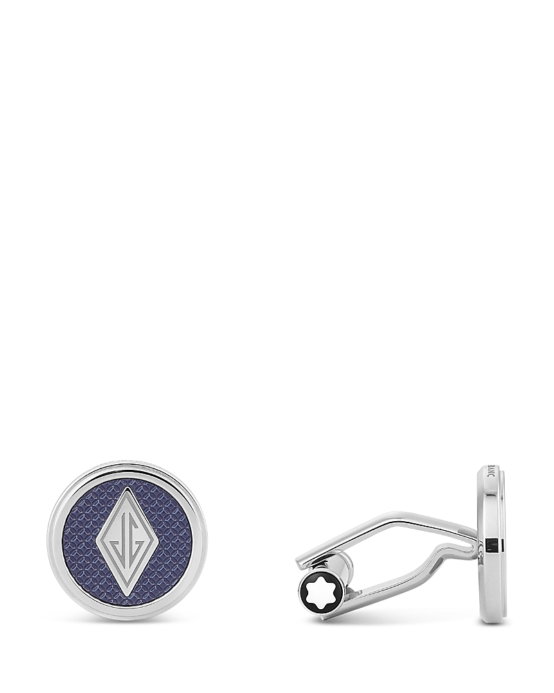Montblanc Great Characters Homage To The Great Gatsby Cufflinks In Silver