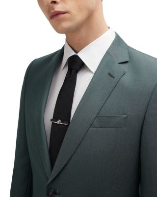 H-Huge Tonal Herringbone Slim Fit Suit