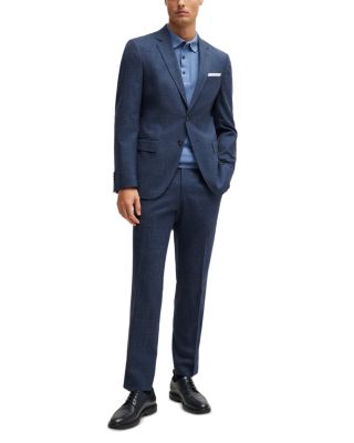 BOSS - Hutson & Genius Slub Slim-Fit Suit Separates