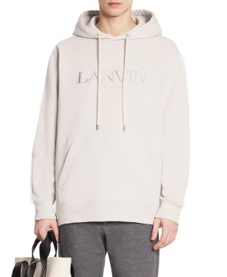 Lanvin Oversized Embroidered Lanvin Paris Hoodie