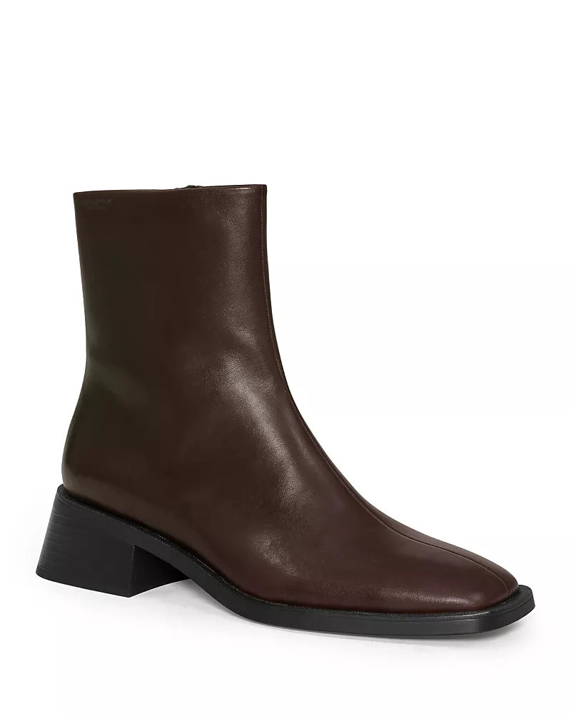 Vagabond Shoemakers Women's Blanca Square Toe Block Heel Ankle Boots