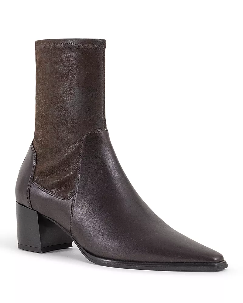 Vagabond Shoemakers Women's Giselle Pointed Toe Block Heel Ankle Boots