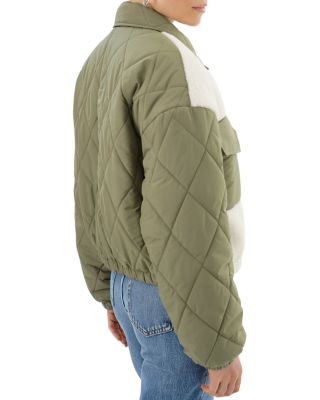 Peyton Mixed Media Jacket