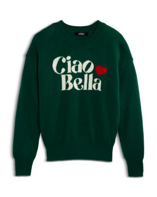 AQUA - Girls' Ciao Bella Cashmere Pullover Crewneck Sweater, Big Kid - Exclusive