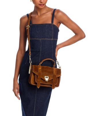 Proenza Schouler PS1 Tiny Bag in Soft Suede | Bloomingdale display picture 2