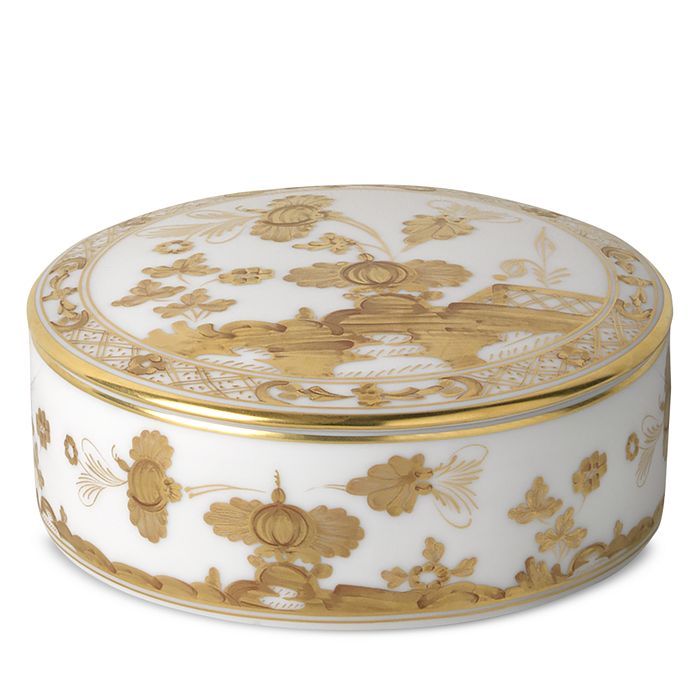 Oriente Italiano Round Box with Cover