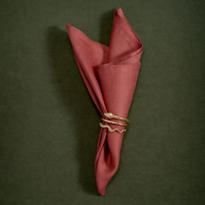 Serpent Napkin Rings, Set of 4