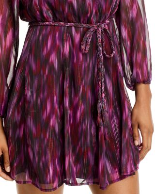 Printed Long Sleeve Dress