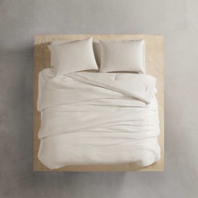 Seersucker 3 Piece Duvet Cover Set, King